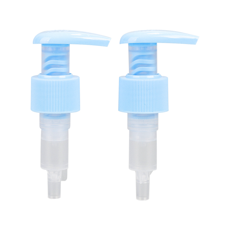 بطری پلاستیکی شفاف آبی با پمپ بطری پلاستیکی شفاف آبی با پمپ